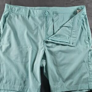 Callaway Mens Golf Shorts Size 38 Mint Green Performance Stretch Textured Solid